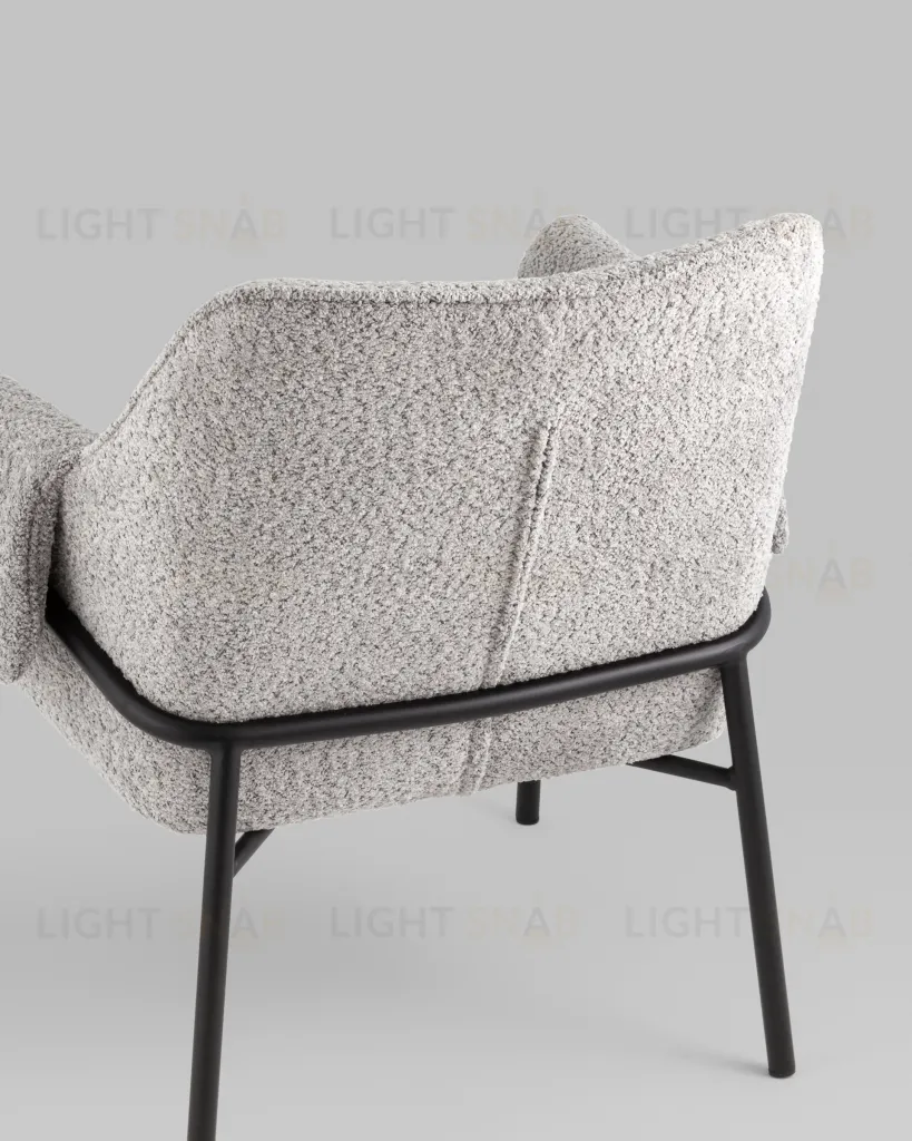 Кресло лаунж Бесс альпака серый УТ000037051