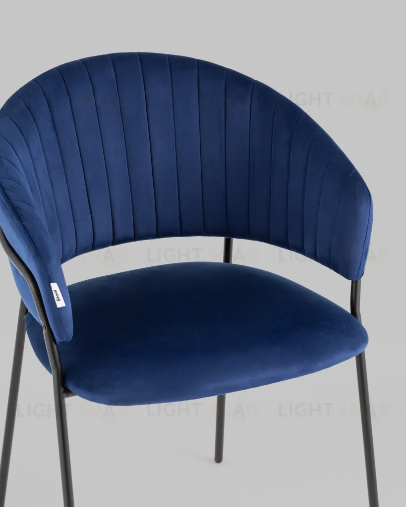 Стул Бруно велюр синий УТ000037668