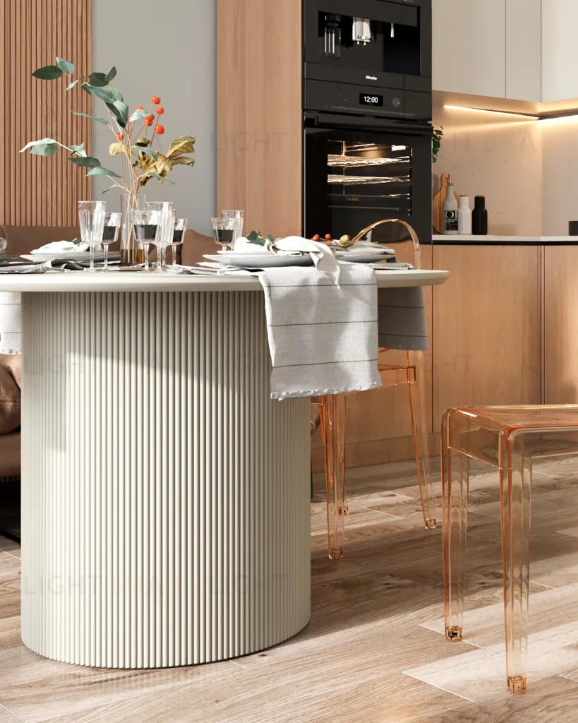 Стол обеденный Ballet 120*75 серый УТ000038100