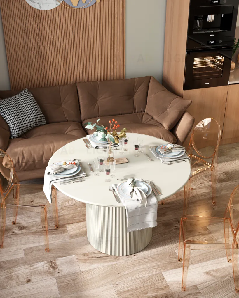 Стол обеденный Ballet 120*75 серый УТ000038100