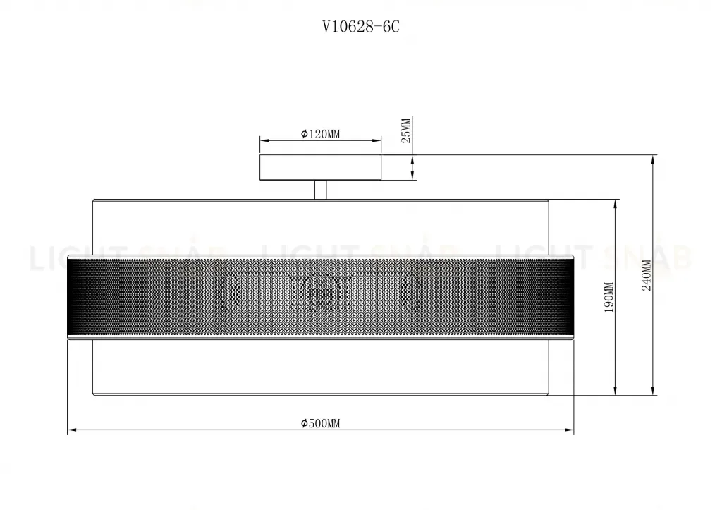 Светильник потолочный Moderli V10628-6C Gela УТ000036817