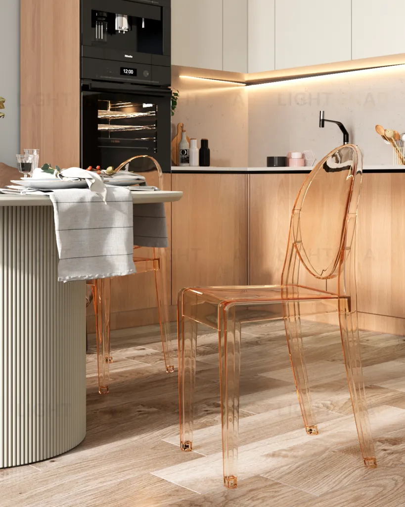 Стул Victoria Ghost NEW янтарный УТ000036959