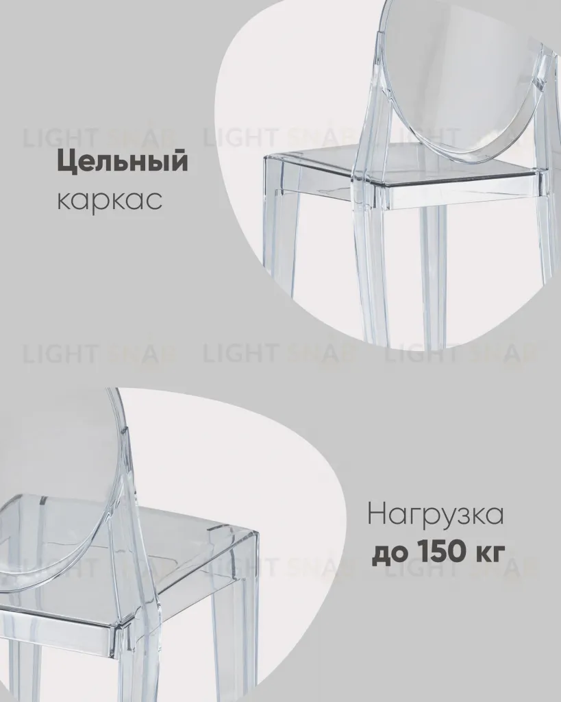 Стул Victoria Ghost NEW янтарный УТ000036959