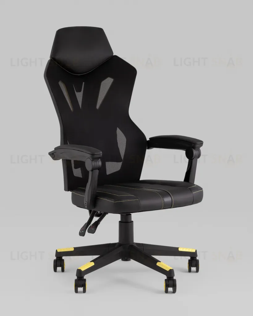 Кресло спортивное TopChairs Айронхайд желтый УТ000036994
