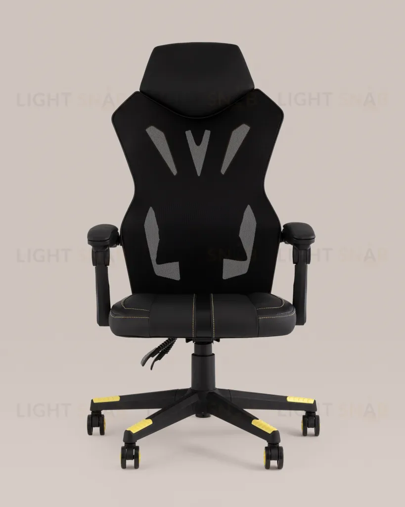 Кресло спортивное TopChairs Айронхайд желтый УТ000036994