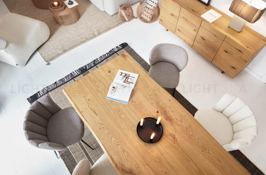 Набор из 2-х корзин Daya из 100% ротанга с натуральной отделкой 108745