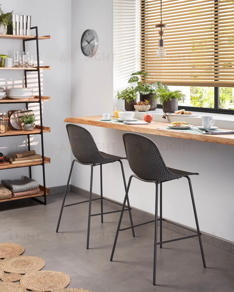 Барный стул Quinby серый 070432