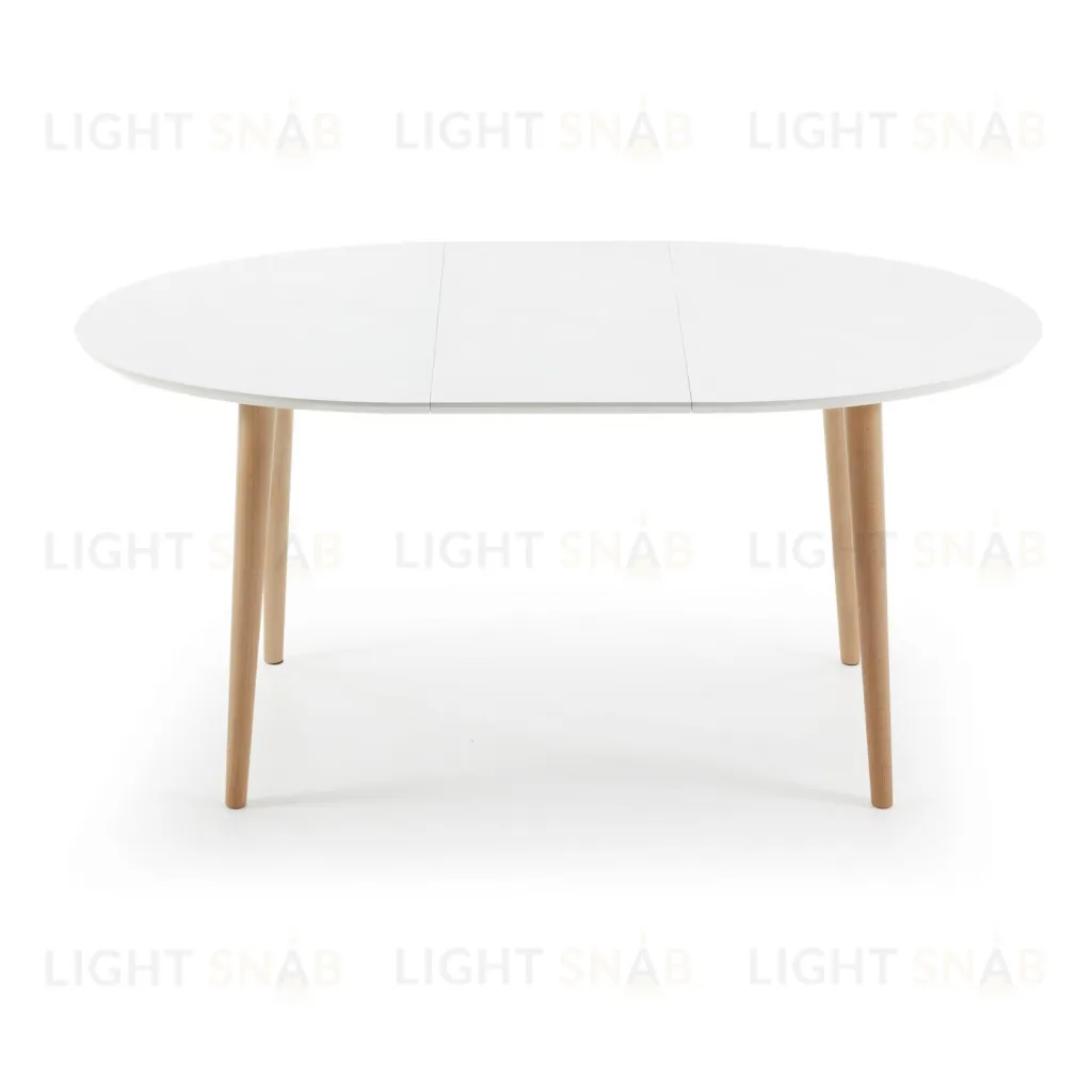 Стол раскладной Oakland белый овальный 023647