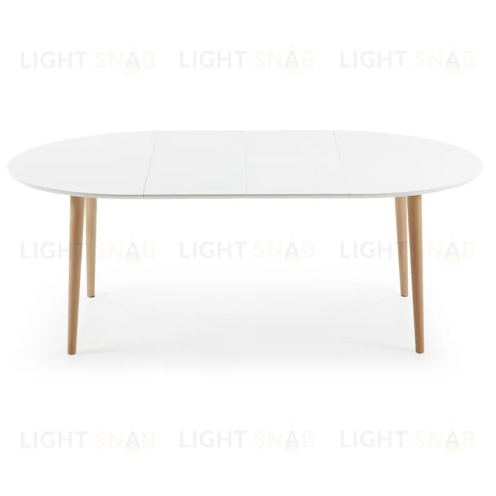 Стол раскладной Oakland белый овальный 023647