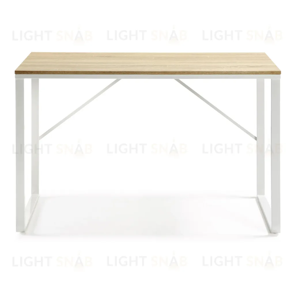 Письменный стол Lisbet 120x60 металл белый 023547