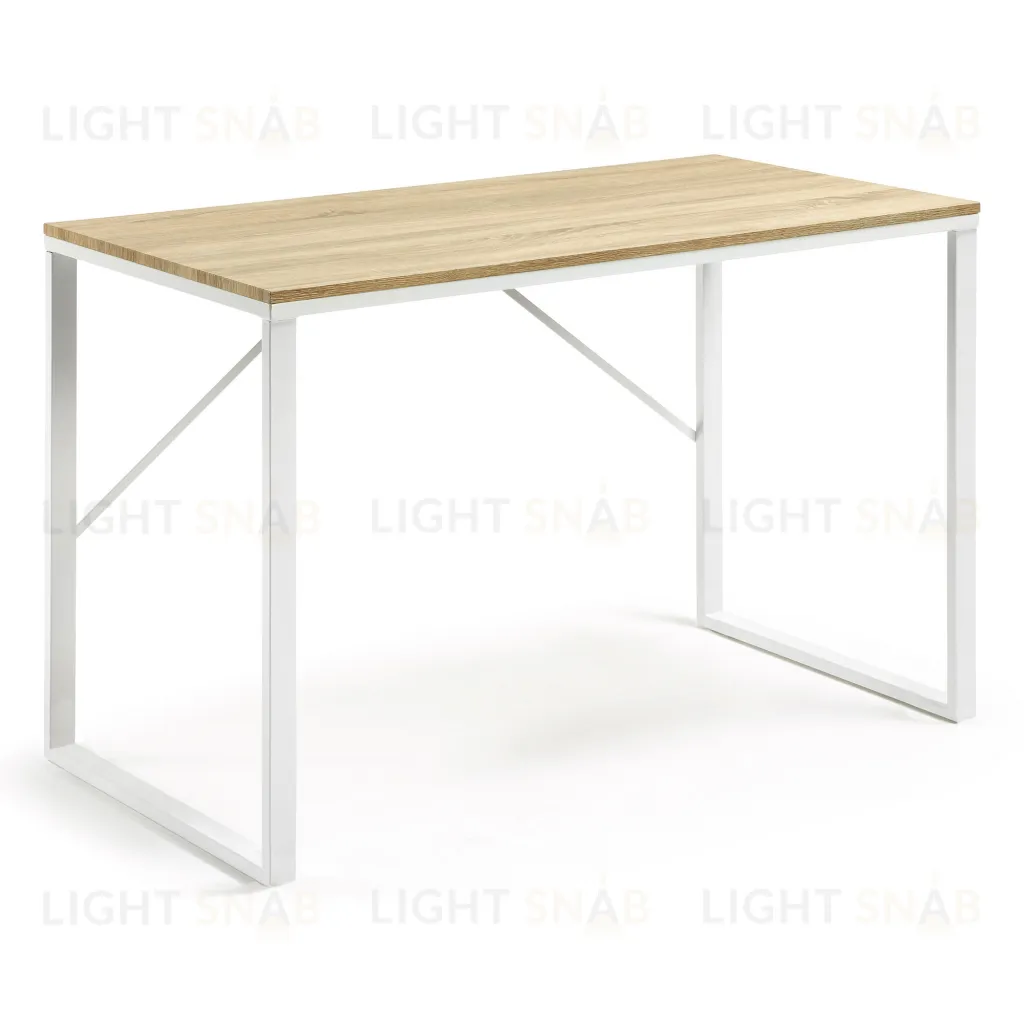 Письменный стол Lisbet 120x60 металл белый 023547