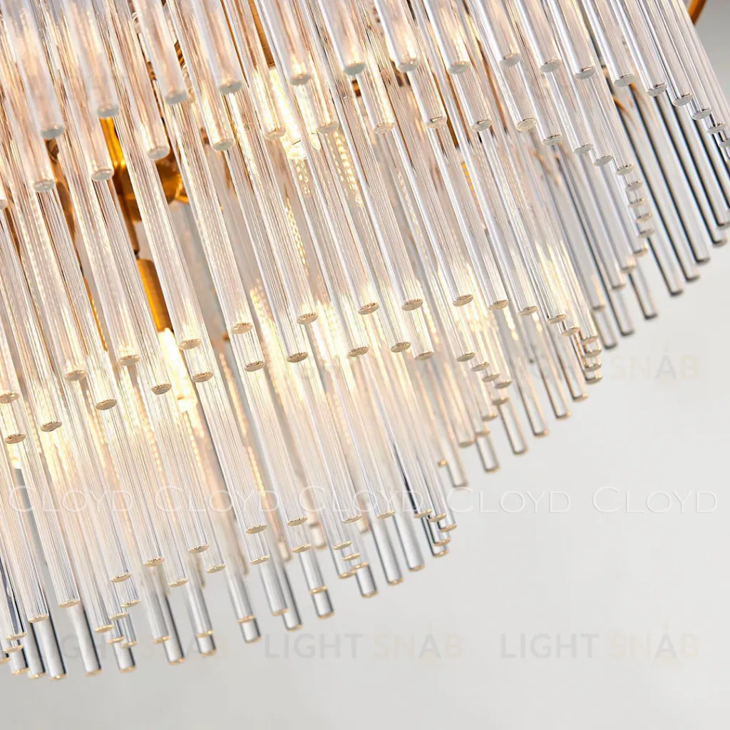  Люстра Cloyd VACOMBE-B C17 / Ø80 см - латунь (арт.10838)  10838