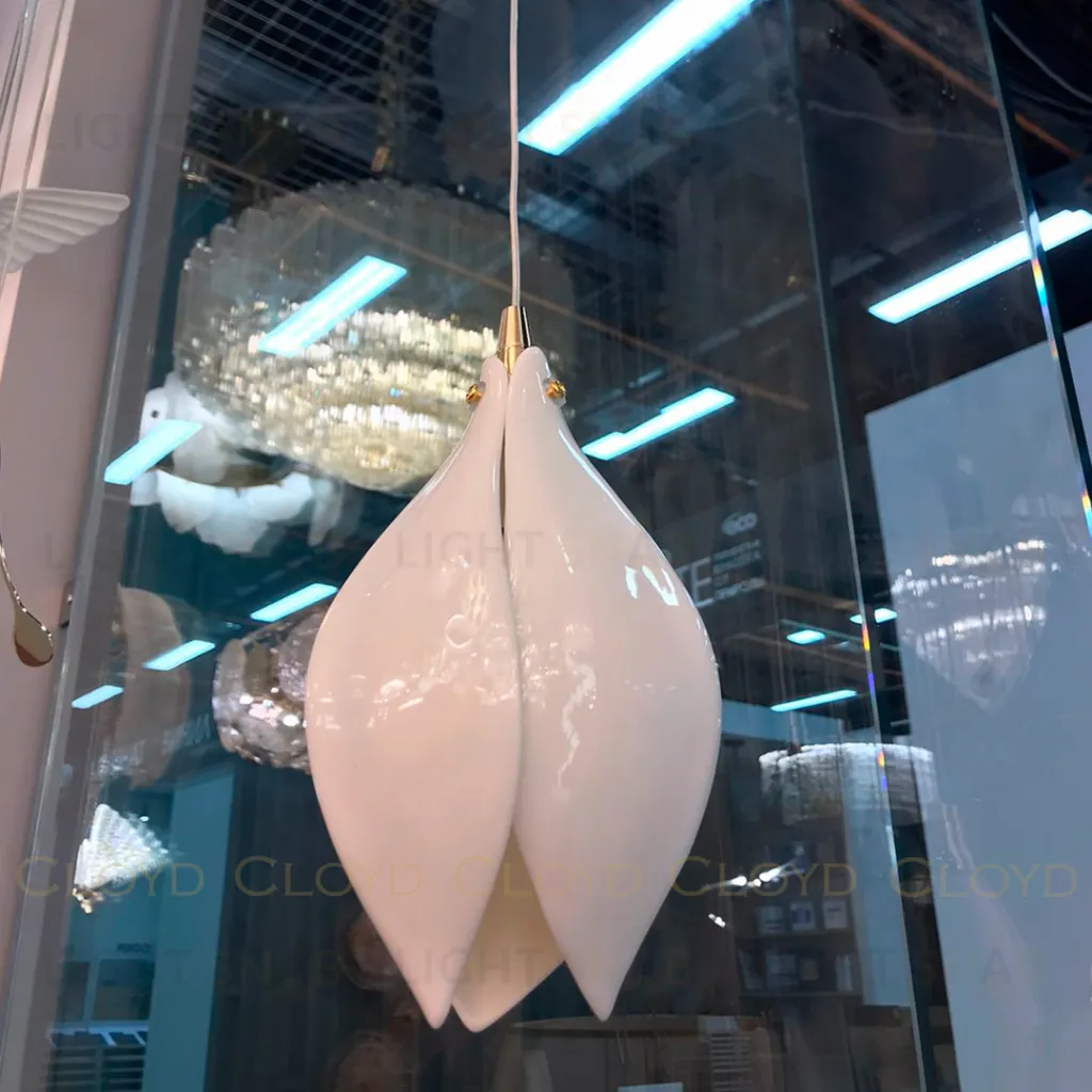  Подвесной светильник Cloyd MANGRA P1 / керамика - золото (арт.10955)  10955