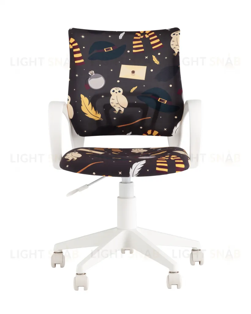 Кресло детское Бюрократ BUROKIDS 1 W мультиколор магия крестоивна пластик белый УТ000036836