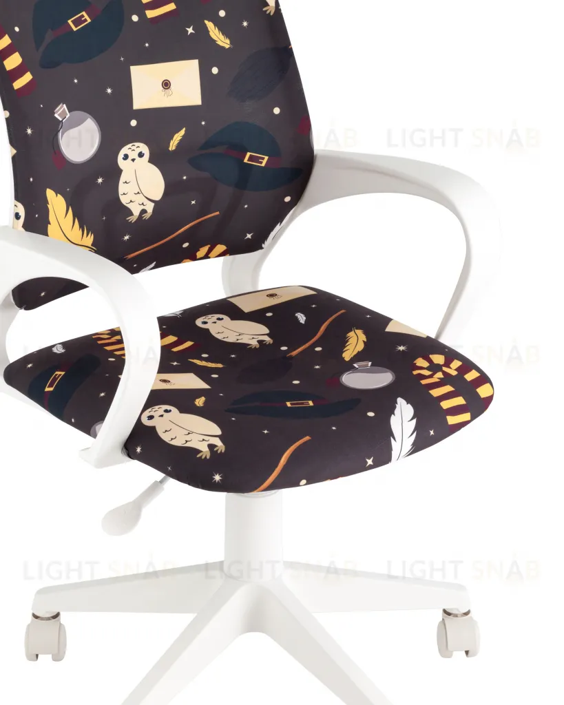 Кресло детское Бюрократ BUROKIDS 1 W мультиколор магия крестоивна пластик белый УТ000036836