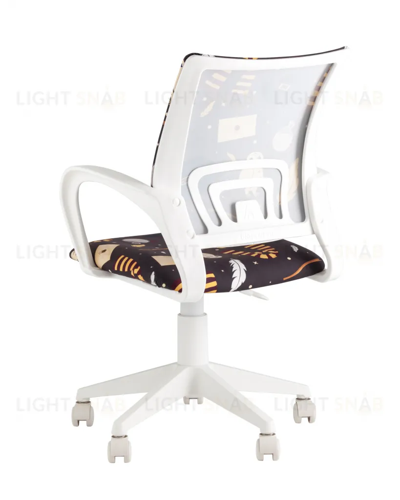 Кресло детское Бюрократ BUROKIDS 1 W мультиколор магия крестоивна пластик белый УТ000036836