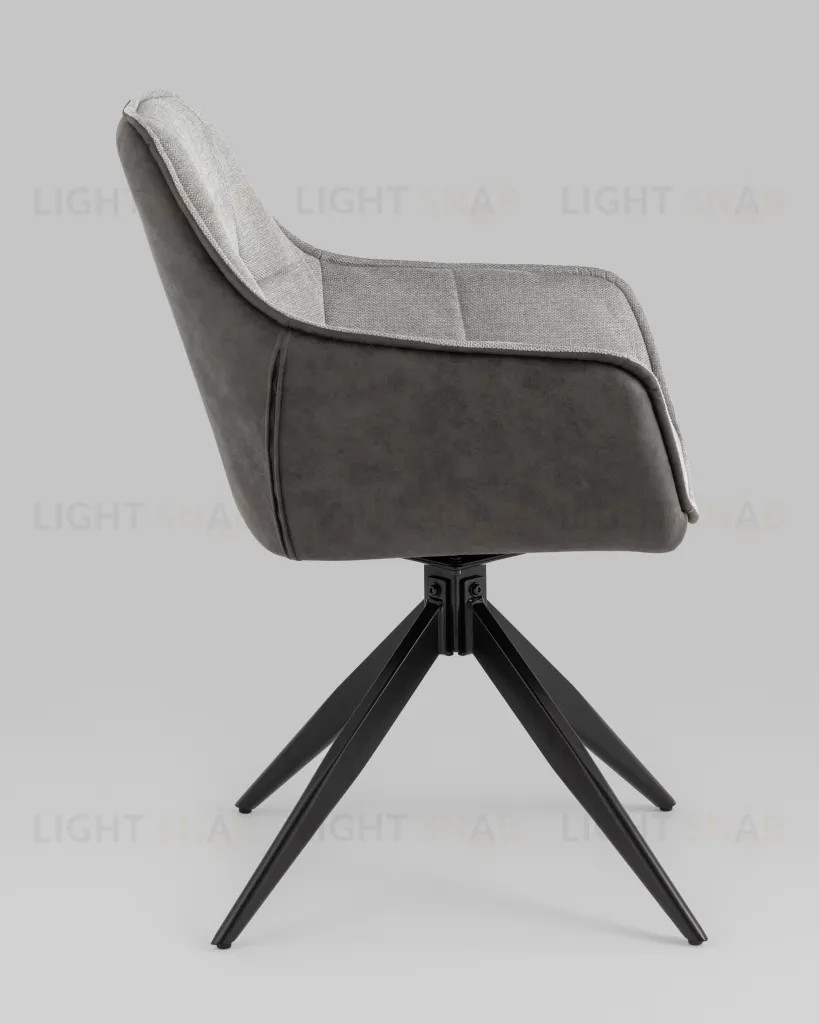 Стул обеденный Alba серый спинка экокожа УТ000037119