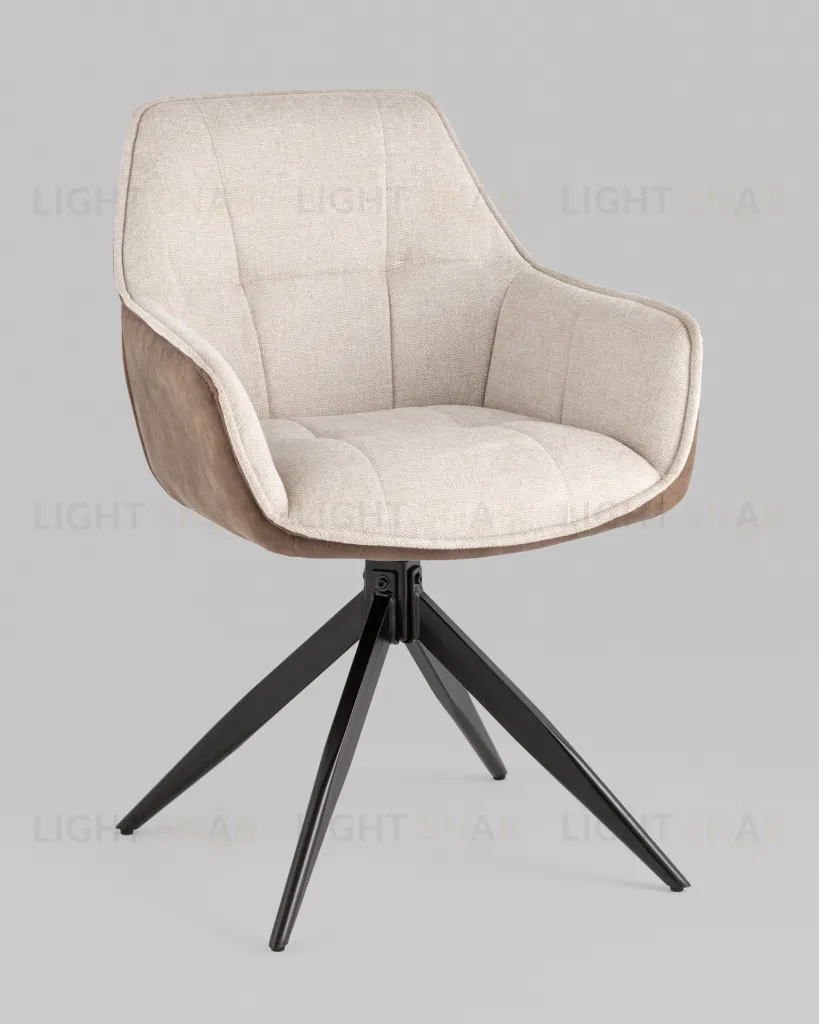 Стул обеденный Alba бежевый спинка экокожа УТ000037120