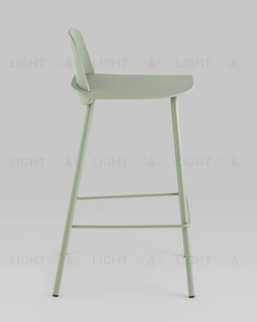 Стул полубарный Mist серо-зеленый УТ000036889