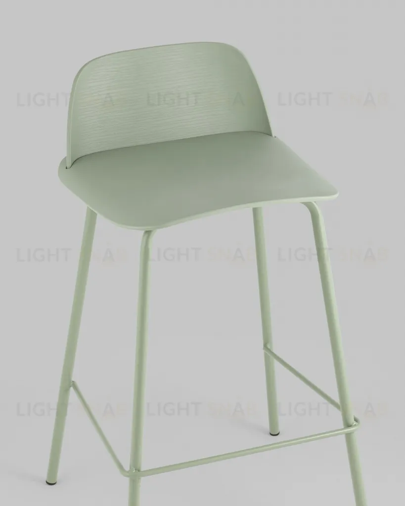 Стул полубарный Mist серо-зеленый УТ000036889