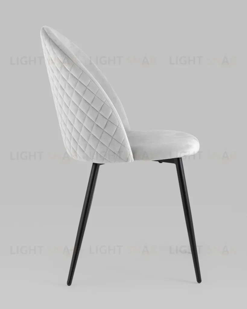 Стул Lilly велюр серебристый УТ000034744