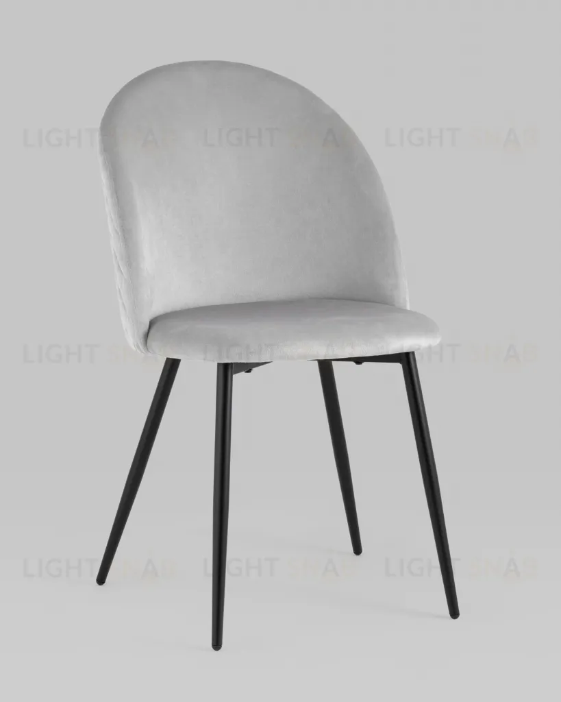 Стул Lilly велюр серебристый УТ000034744