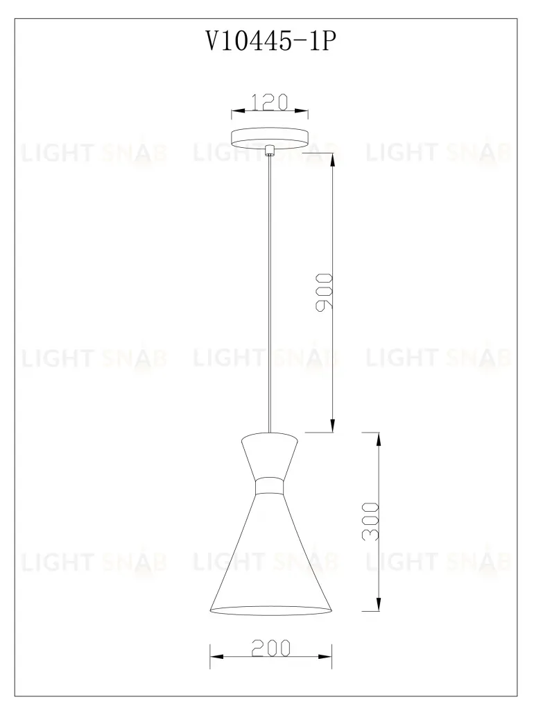 Светильник подвесной Moderli V10445-1P Pesaro УТ000035526