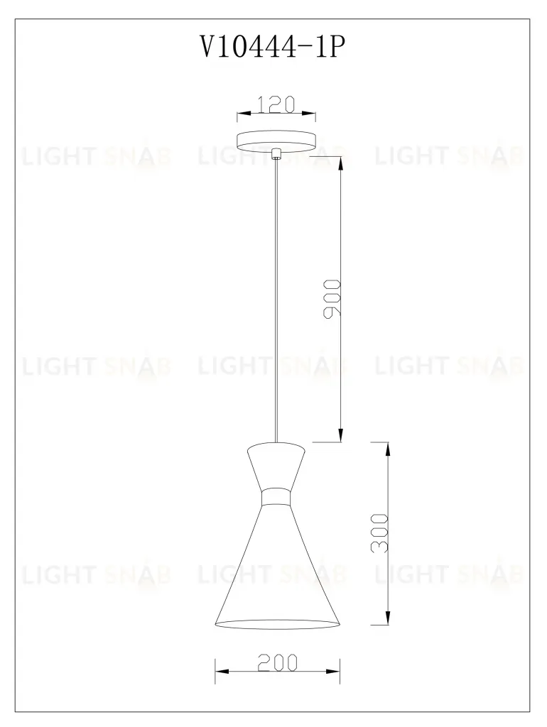 Светильник подвесной Moderli V10444-1P Pesaro УТ000035525