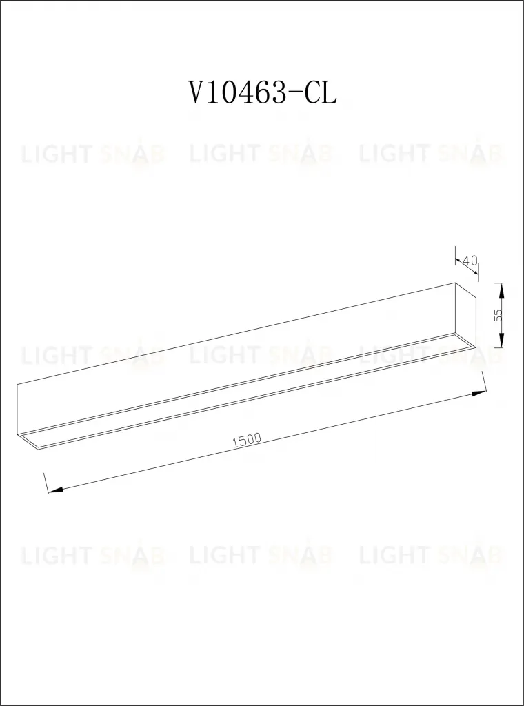 Светильник потолочный светодиодный Moderli V10463-CL Carpi УТ000035544