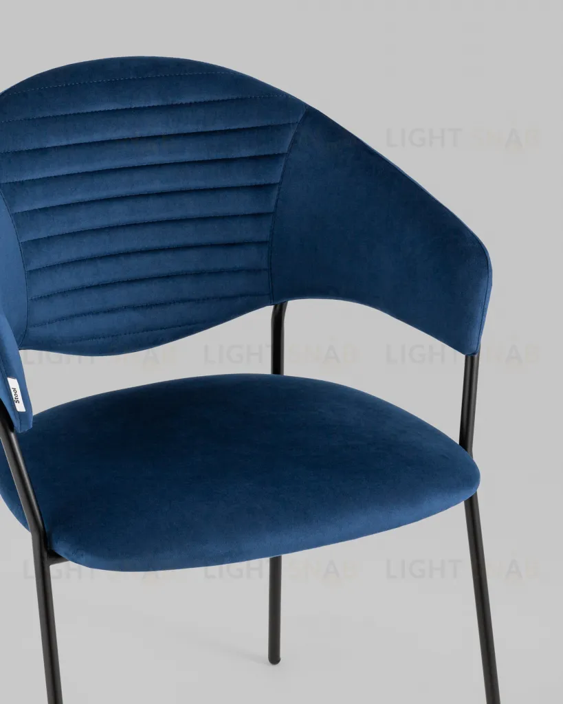 Стул Алексис велюр синий УТ000035126
