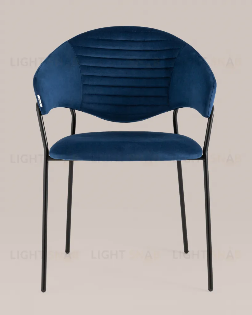 Стул Алексис велюр синий УТ000035126