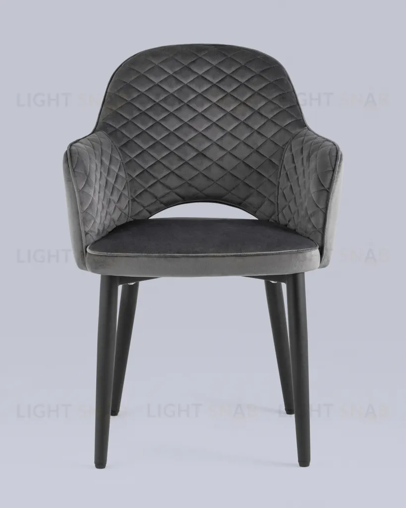 Стул Венера диамант велюр серый УТ000031305