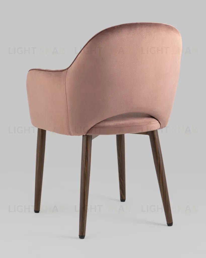 Стул Венера диамант велюр пыльно-розовый УТ000031306