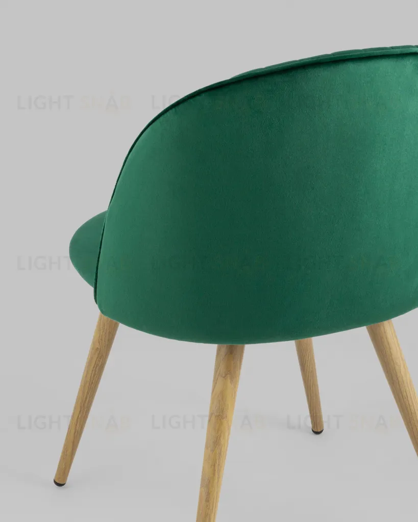 Стул Лион Страйпс велюр зеленый УТ000027964