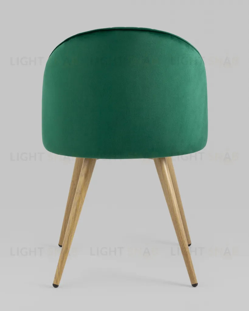 Стул Лион Страйпс велюр зеленый УТ000027964