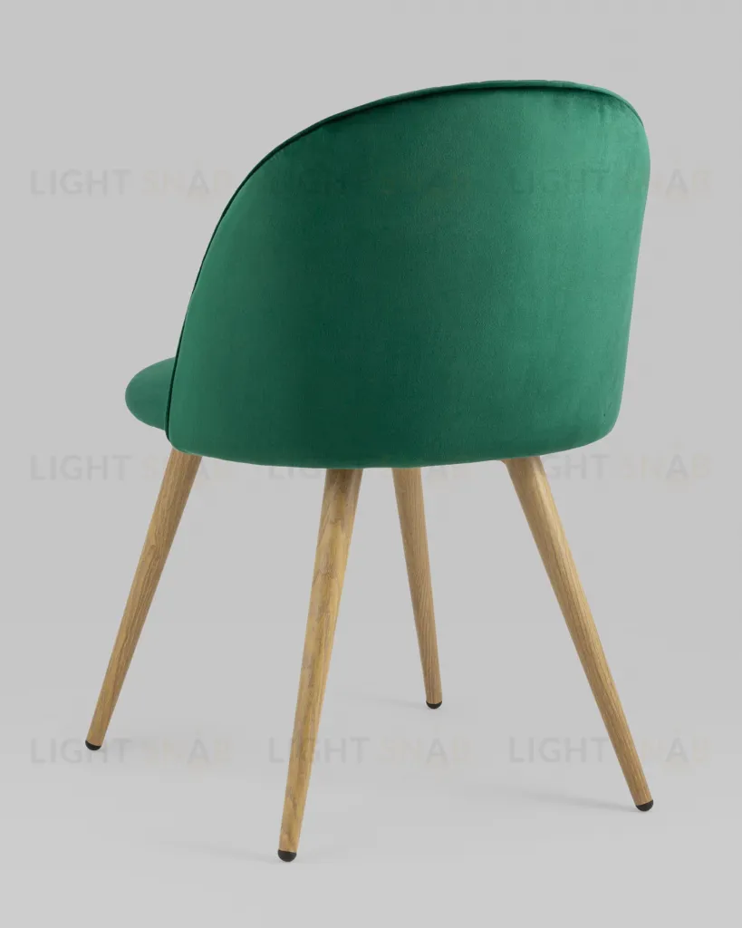 Стул Лион Страйпс велюр зеленый УТ000027964