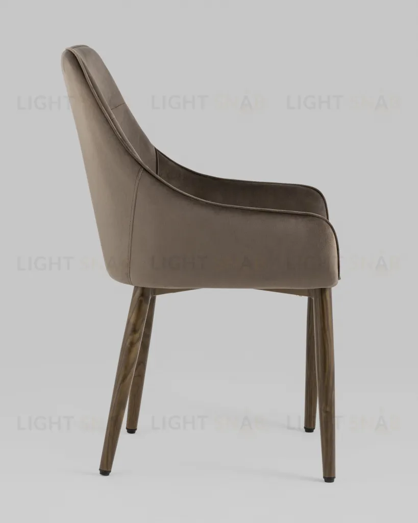 Стул Диана велюр коричневый УТ000031289