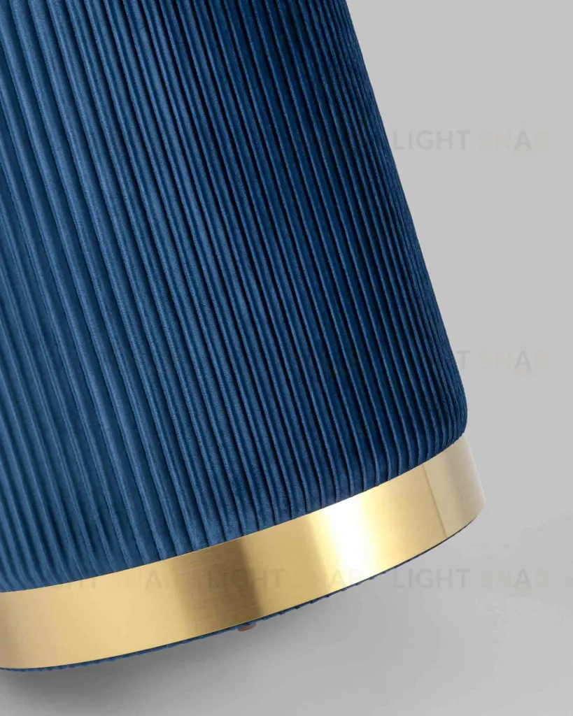 Пуф Шарлотта с ящиком велюр синий УТ000025561