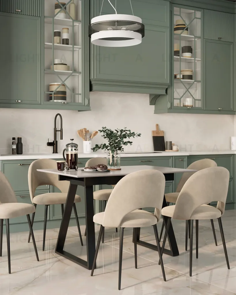 Стул Меган велюр бежевый УТ000025512