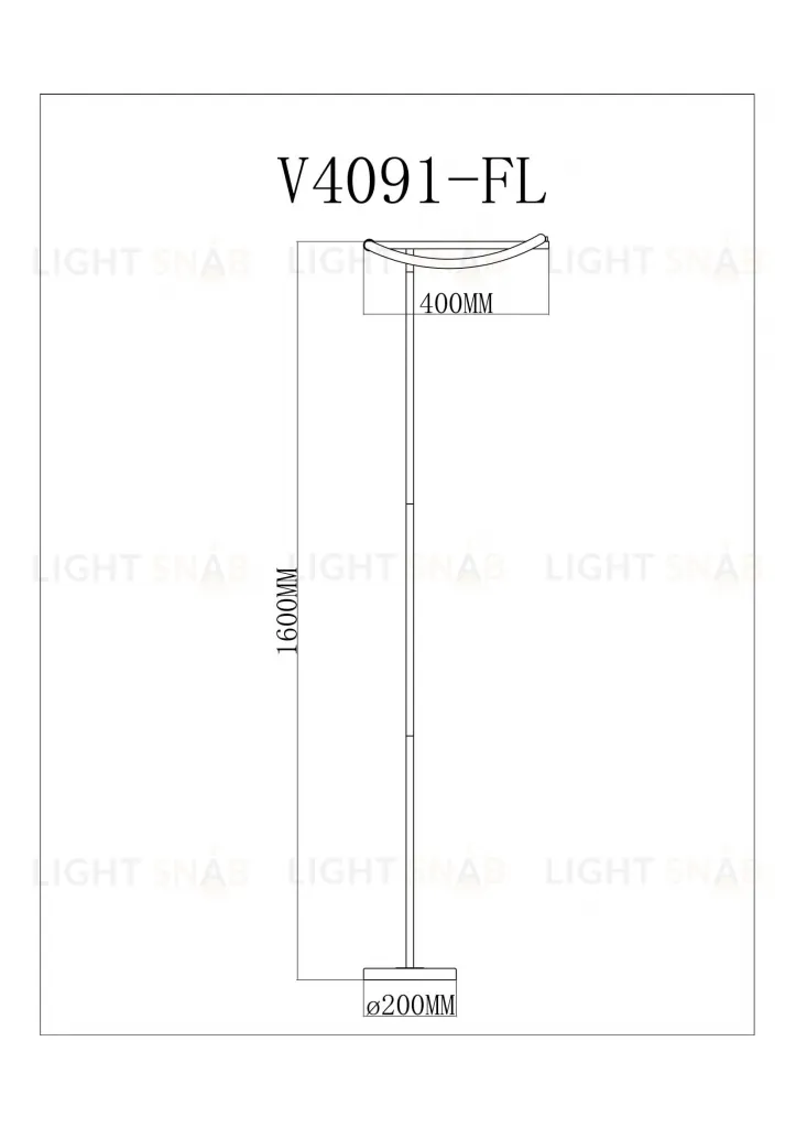 Светодиодный торшер Moderli V4091-FL True УТ000026050