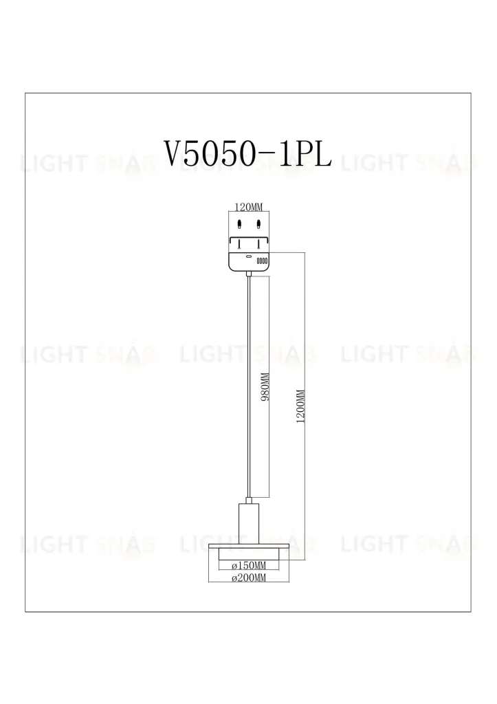 Светодиодный подвесной светильник Moderli V5050-1PL Solumn УТ000026072