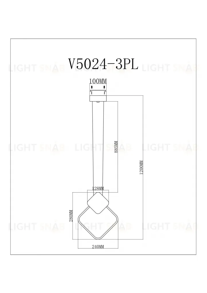 Светодиодный подвесной светильник Moderli V5024-3PL Store УТ000026062