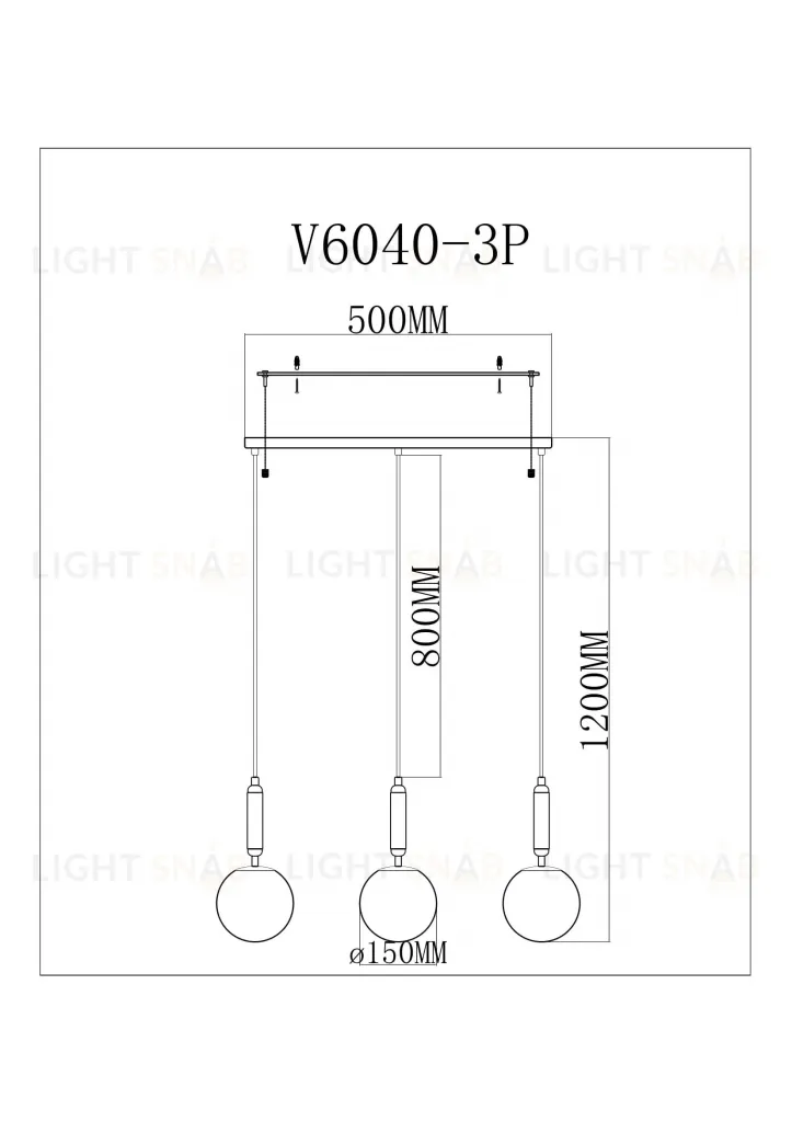 Подвесной светильник Moderli V6040-3P Scrumbel УТ000026090