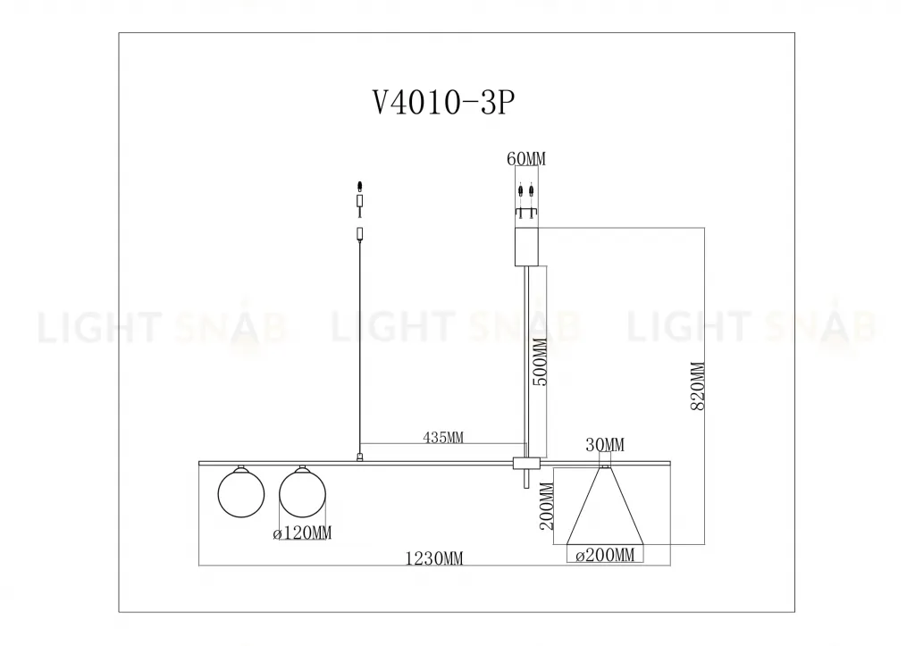 Подвесной светильник Moderli V4010-3P Holly УТ000026026