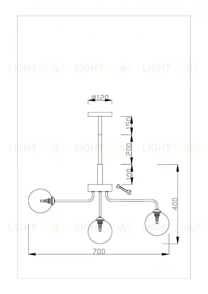 Потолочная люстра Moderli V2180-C Heavy 5*G9*5W УТ000017236