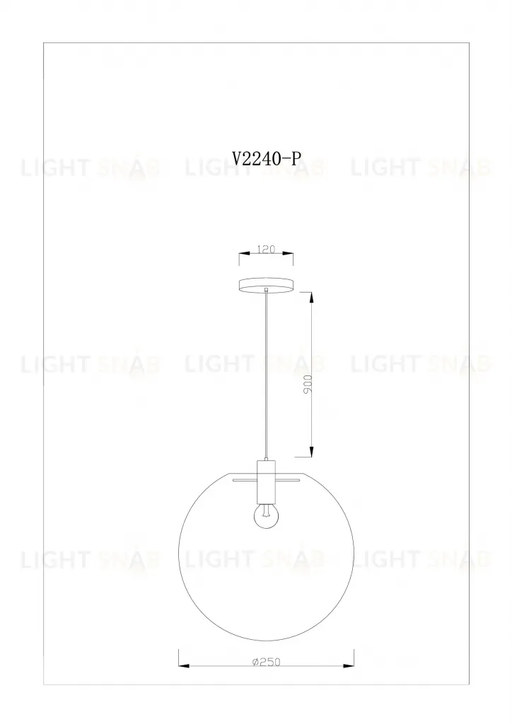 Подвесной светильник Moderli V2240-P Aurora 1*E27*60W УТ000017247