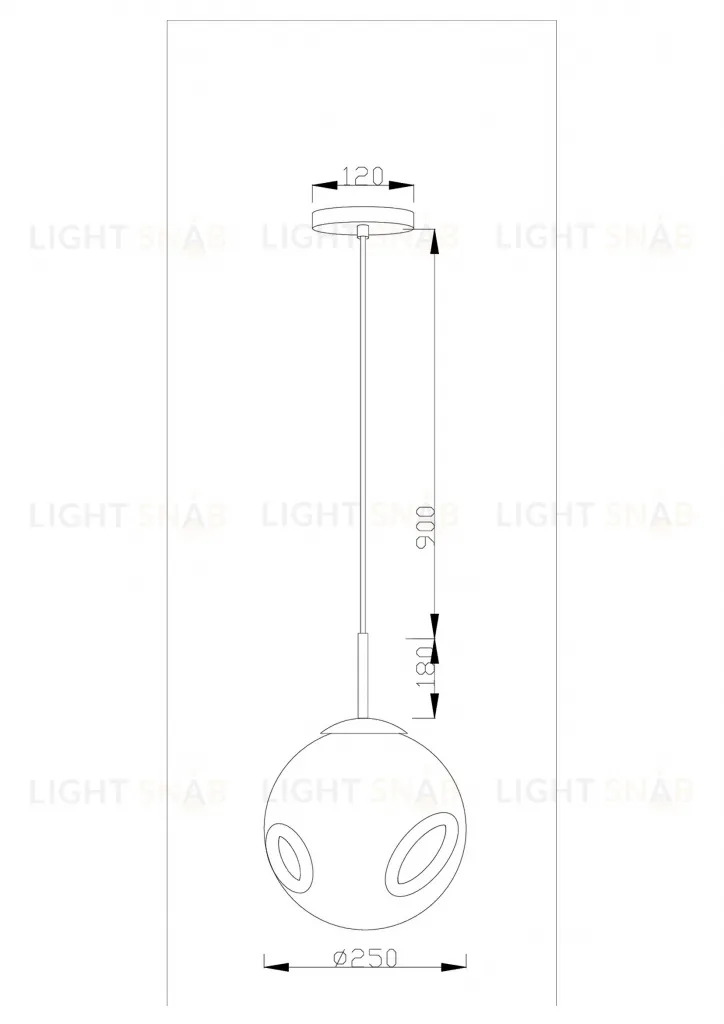 Подвесной светильник Moderli V2081-P Amo 1*E27*60W УТ000017211