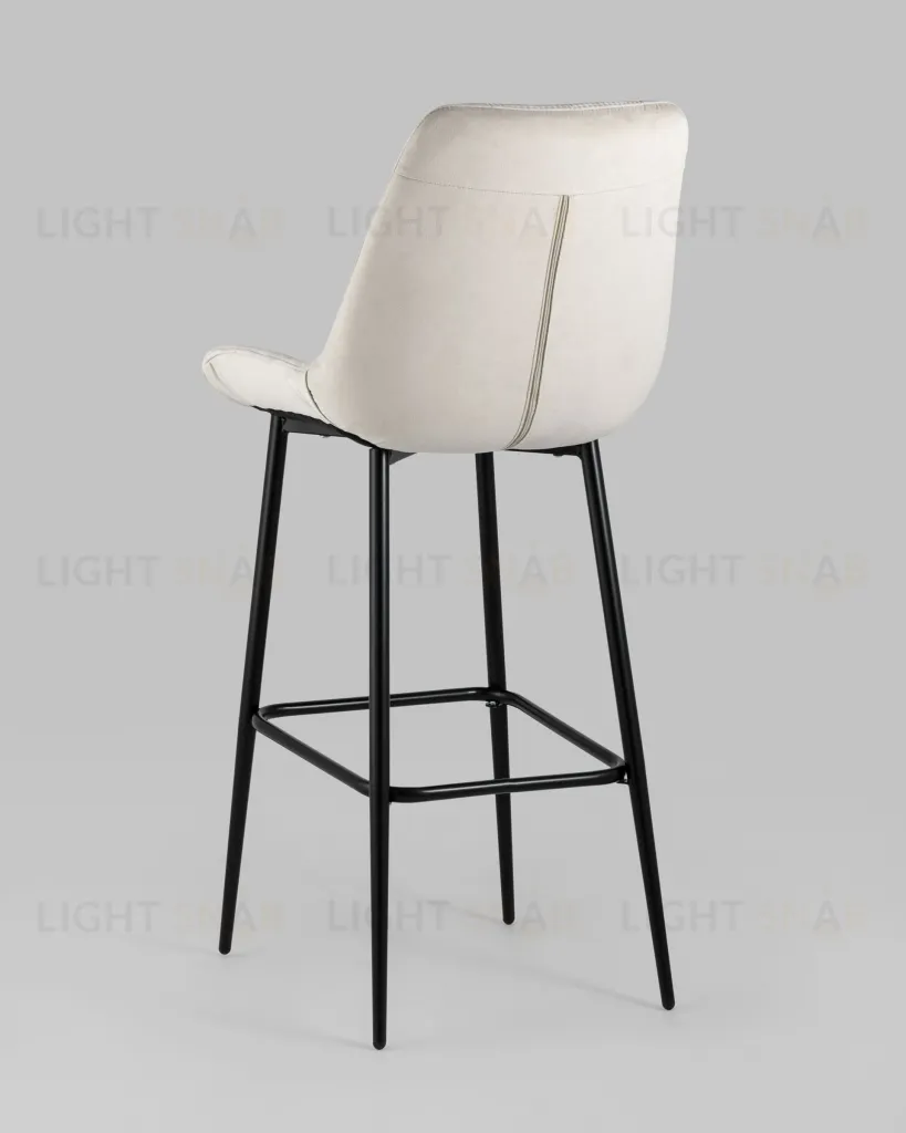 Стул барный Флекс велюр бежевый УТ000025266