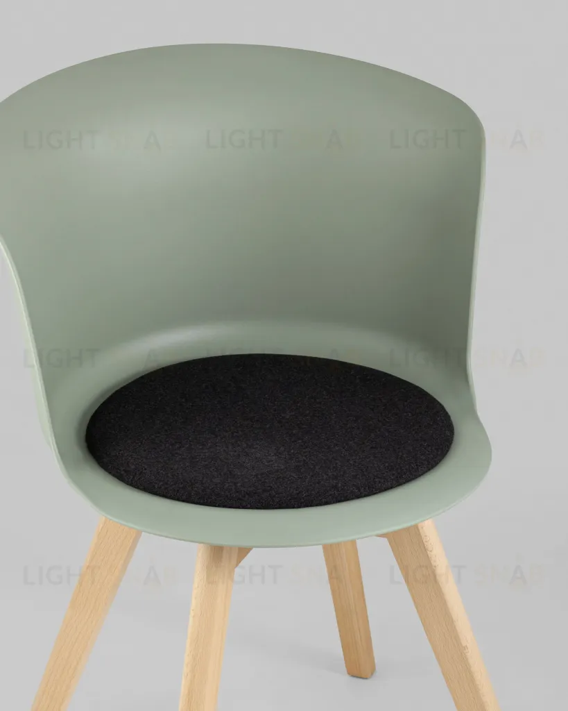 Стул Blossom с подушкой серо-зеленый УТ000005385