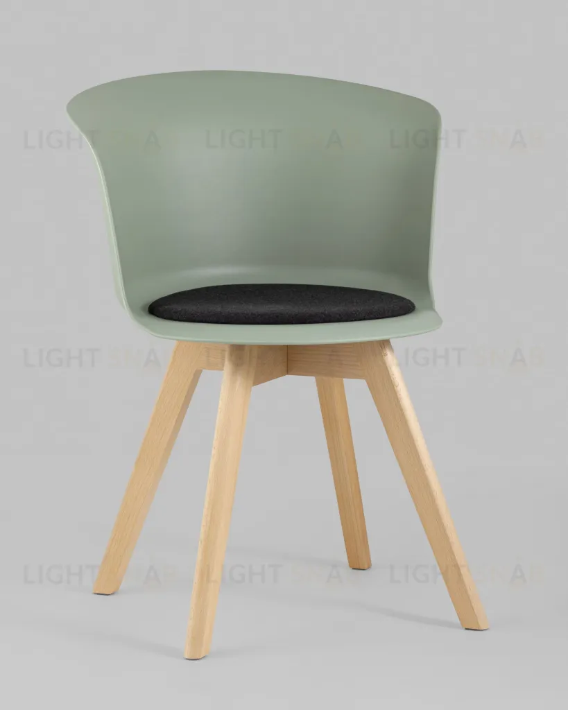 Стул Blossom с подушкой серо-зеленый УТ000005385